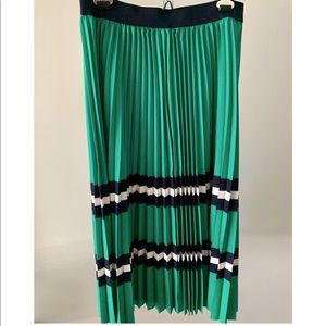 1901 Pleated Polo Midi Skirt
